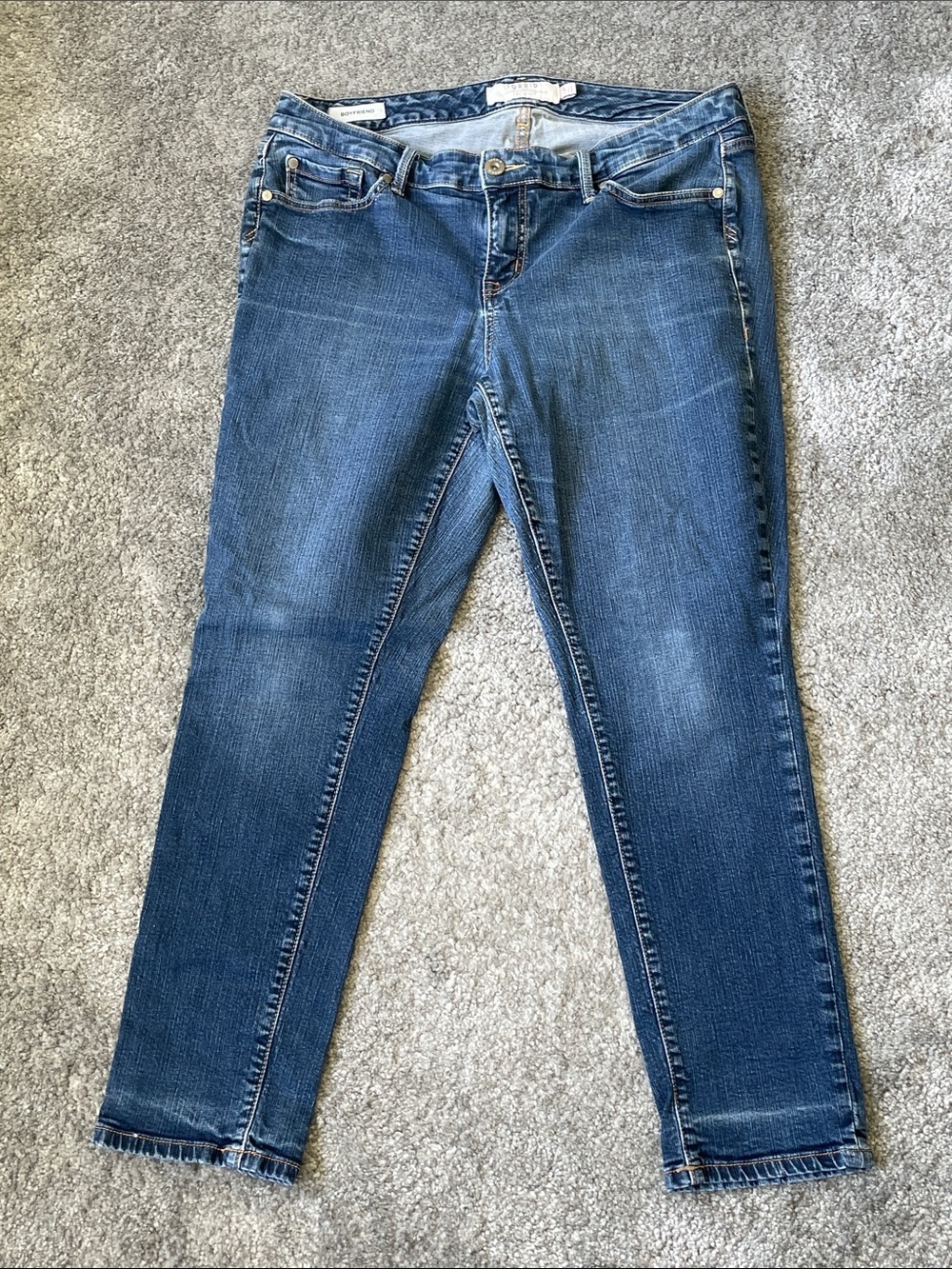 EC Torrid Boyfriend Fit Medium Wash Jeans - Size 12R